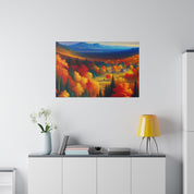 Autumn Symphony Unfolded Fall Painting Canvas