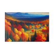 Autumn Symphony Unfolded Fall Painting Canvas