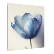 Blue Tulip Watercolor Canvas