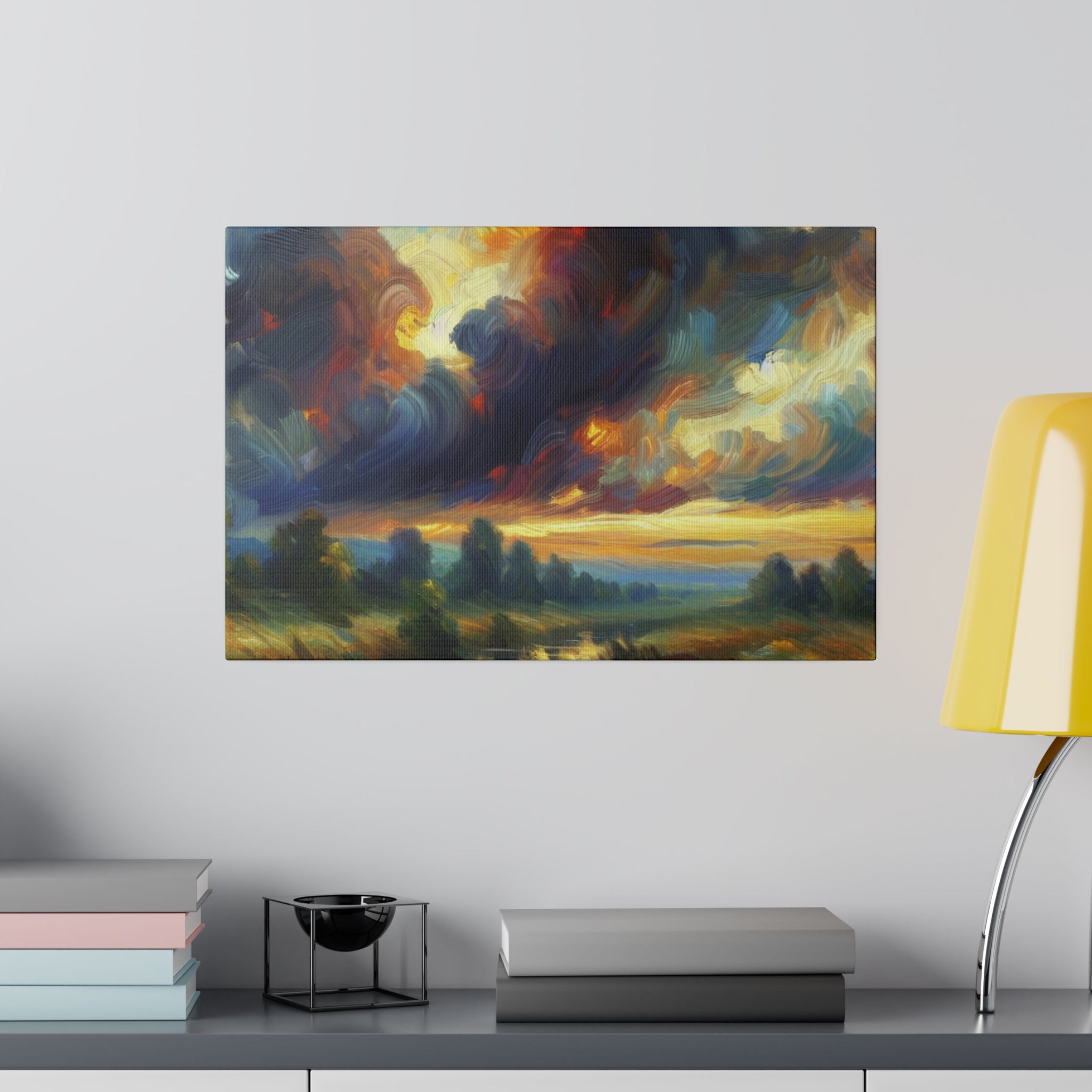 Stormscape Ethereal Euphoria Landscape Painting Canvas