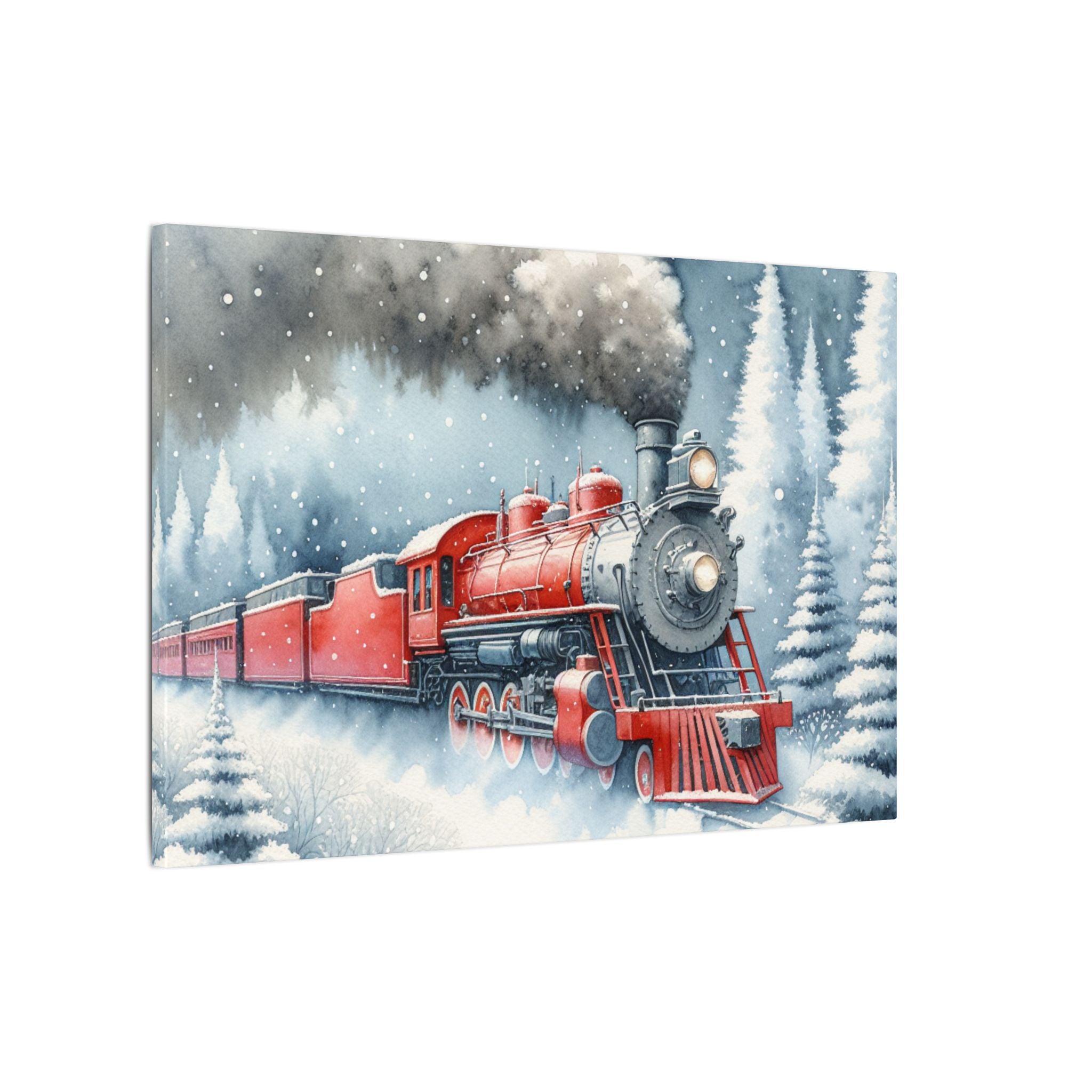 Holiday Train Journey Canvas