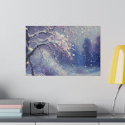 Whispering Winters of Yore Winter Painting Canvas