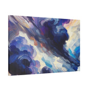 Stormy Azure Mastery Landscape Painting Canvas