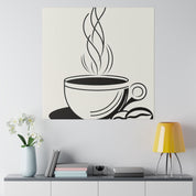 Minimalist Mastery: Coffee Canvas Unveiled Coffee Art Canvas