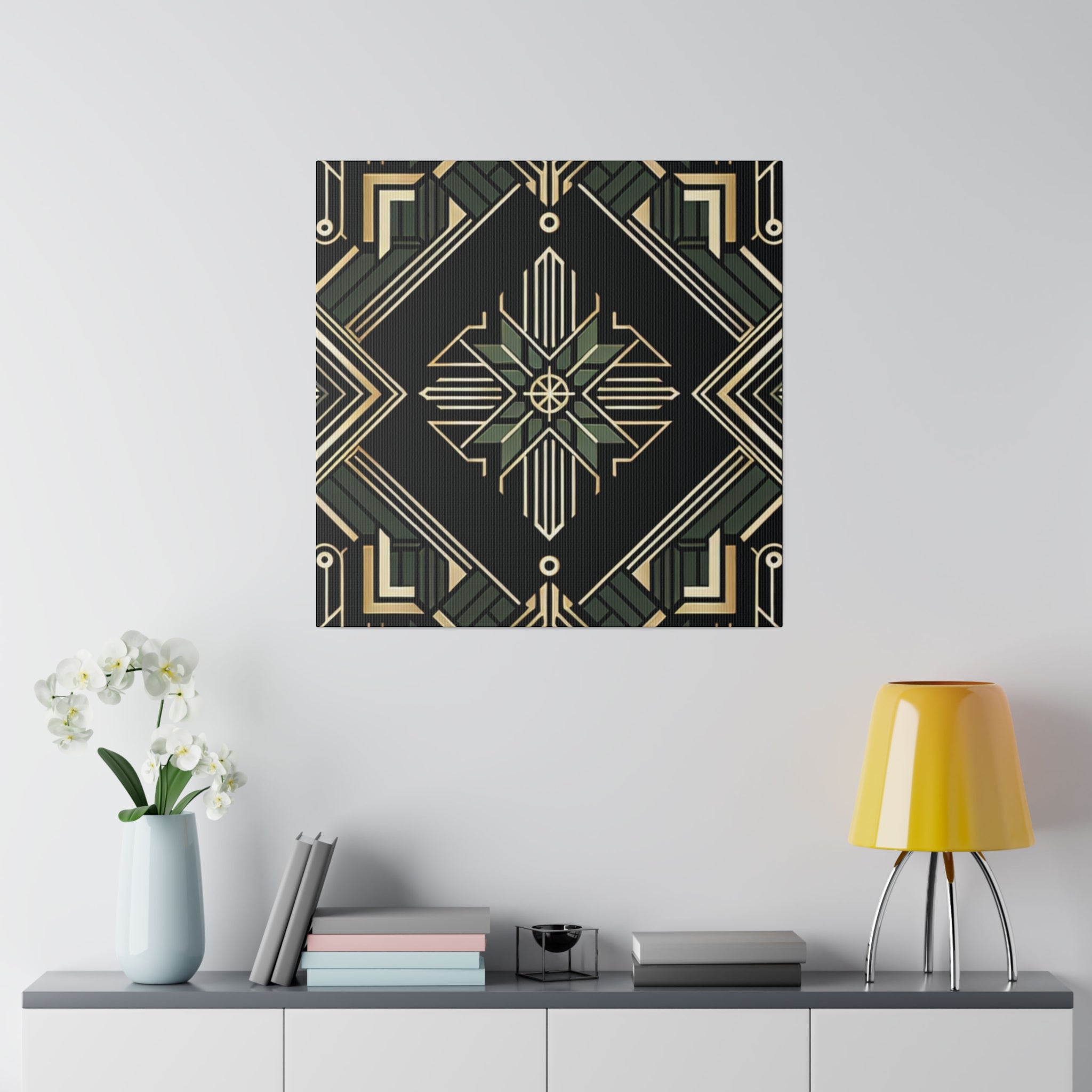 Deco Luxe Delight Art Deco Wall Art Canvas