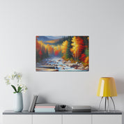 Autumn Embrace Whisper Fall Painting Canvas