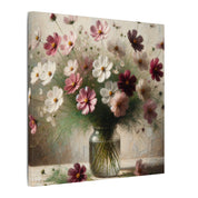 Cosmos Flower Bouquet Canvas