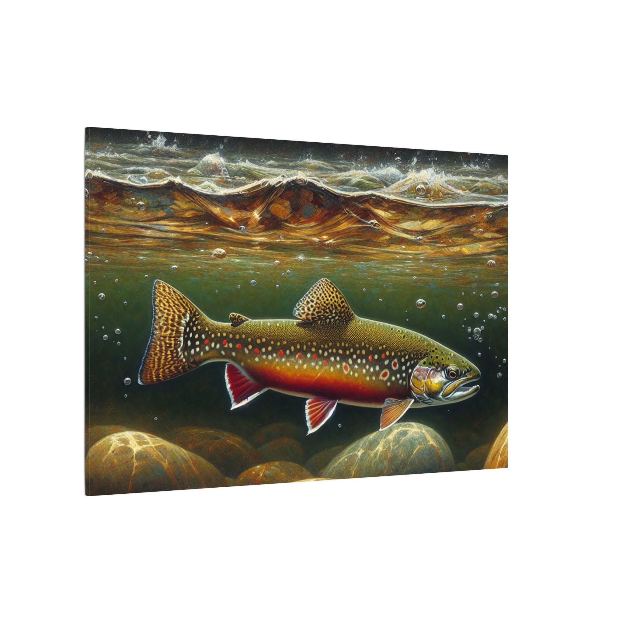 Brook Trout Stream Canvas