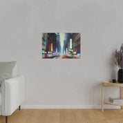 Manhattan Hues Alive New York City Street Painting Canvas