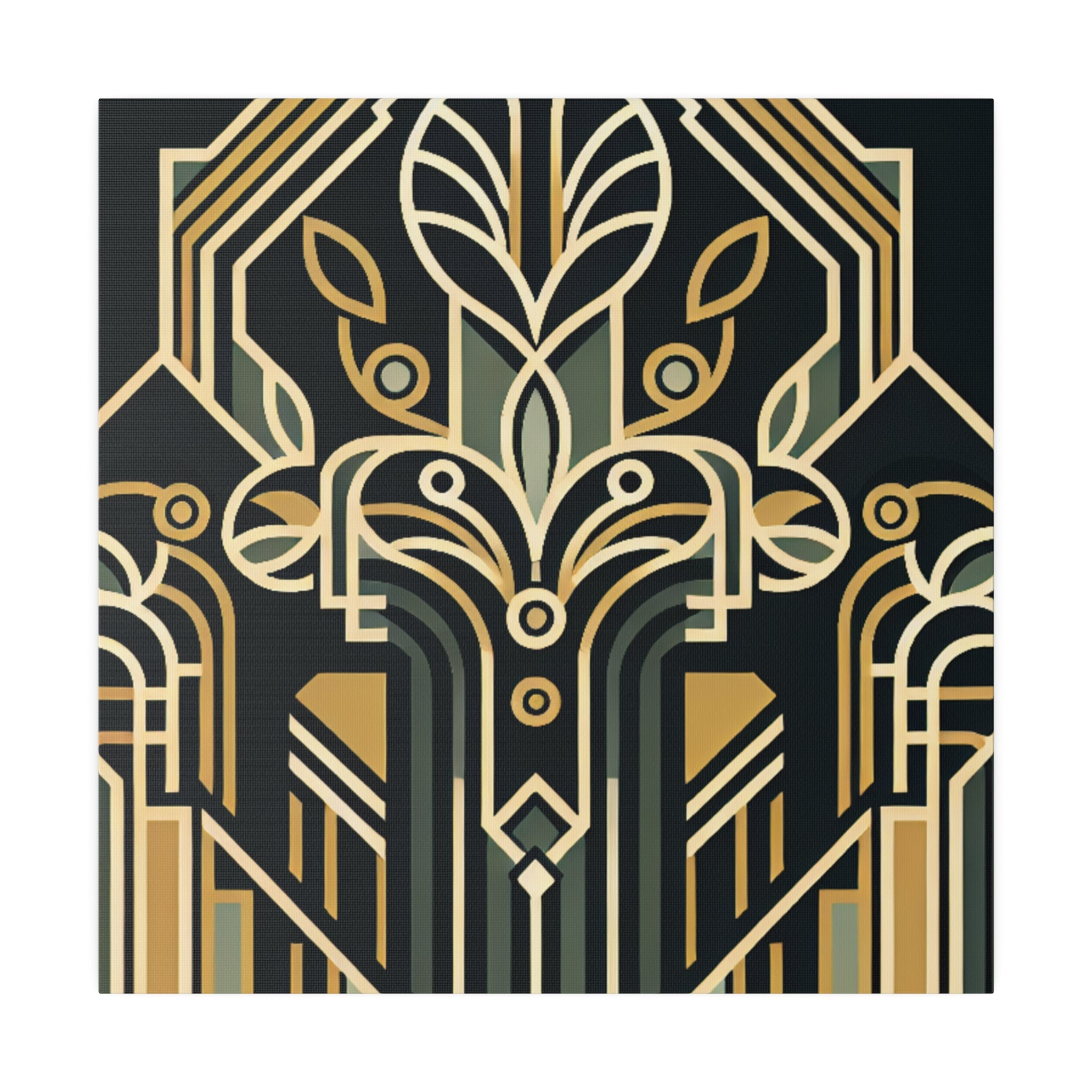 Luxe Dreamscape Pattern Art Deco Wall Art Canvas