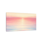Sunset Ocean Horizon Canvas