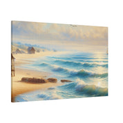 Seashore Reverie Coastal Beach Painting Canvas