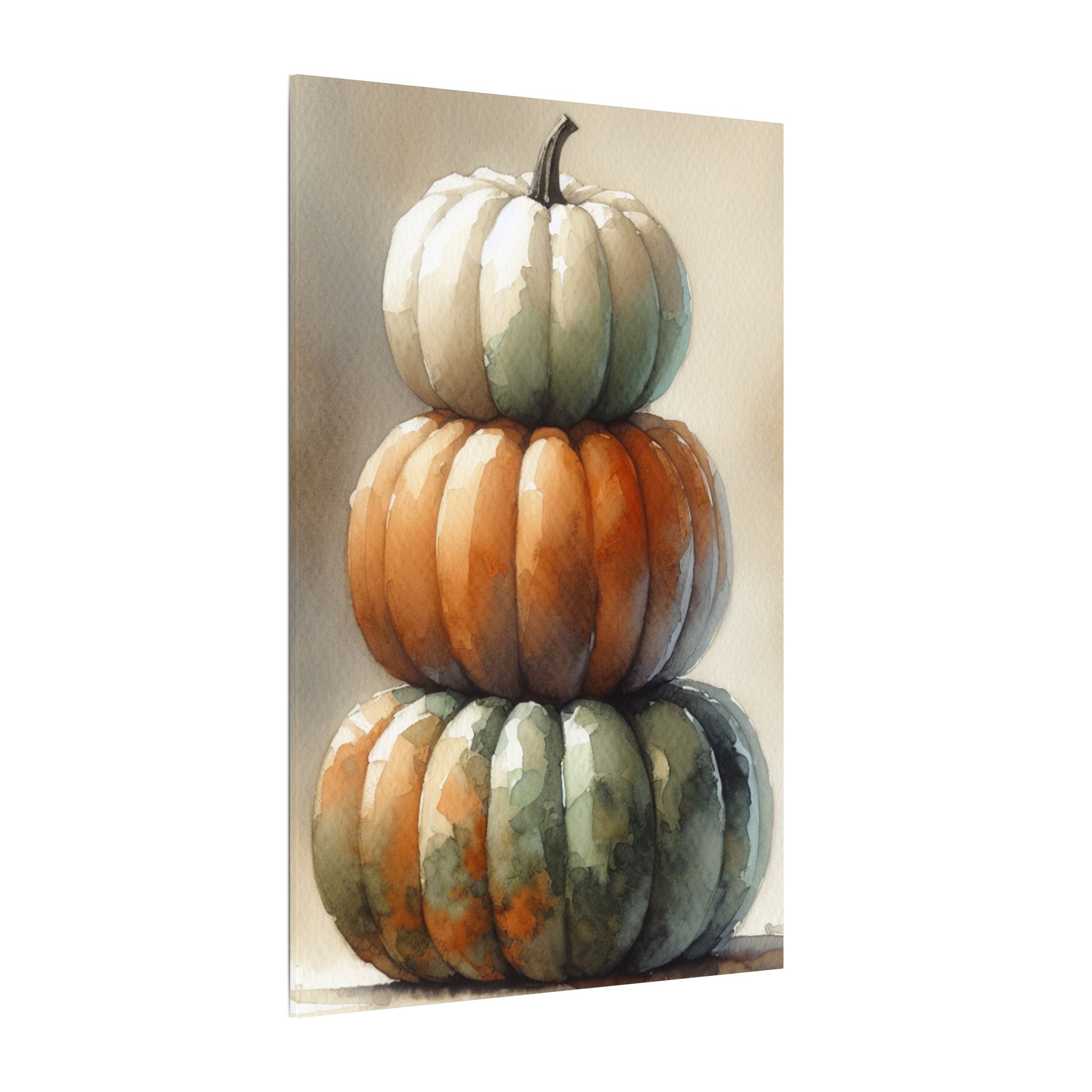 Pumpkin Pile Canvas