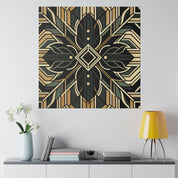 Deco Elegance Whirl Art Deco Wall Art Canvas