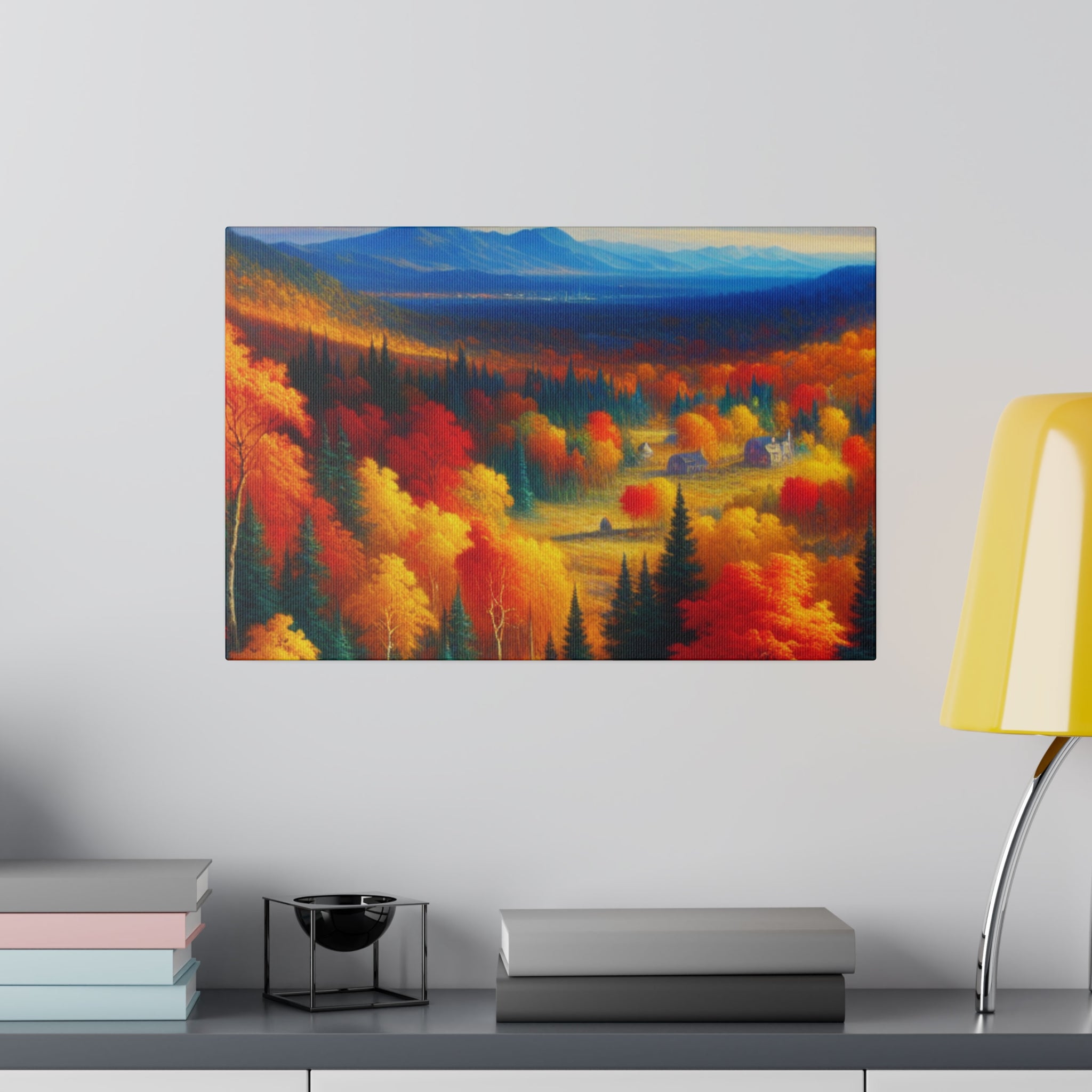 Autumn Symphony Unfolded Fall Painting Canvas