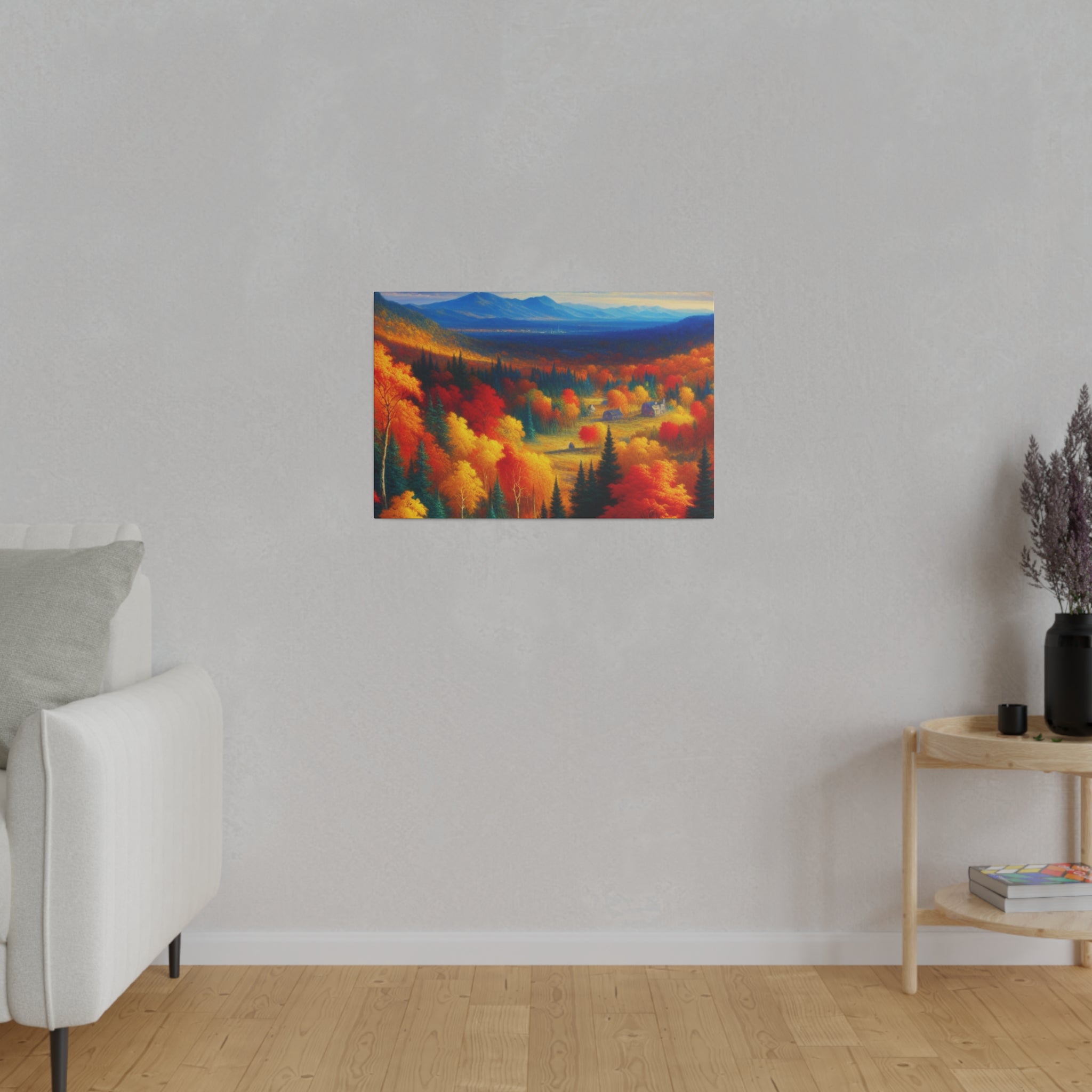 Autumn Symphony Unfolded Fall Painting Canvas