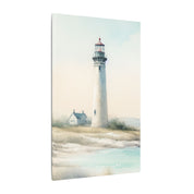Coastal Morning Lighthouse Canvas