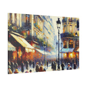 Riviera Reverie Blend French Street Painting Canvas