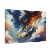 Storm's Majestic Poem Landscape Painting Canvas