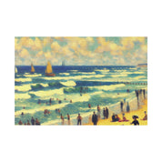 Seabreeze Reminiscence Beach Painting Canvas