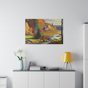 Autumn Whisper Symphony Fall Painting Canvas