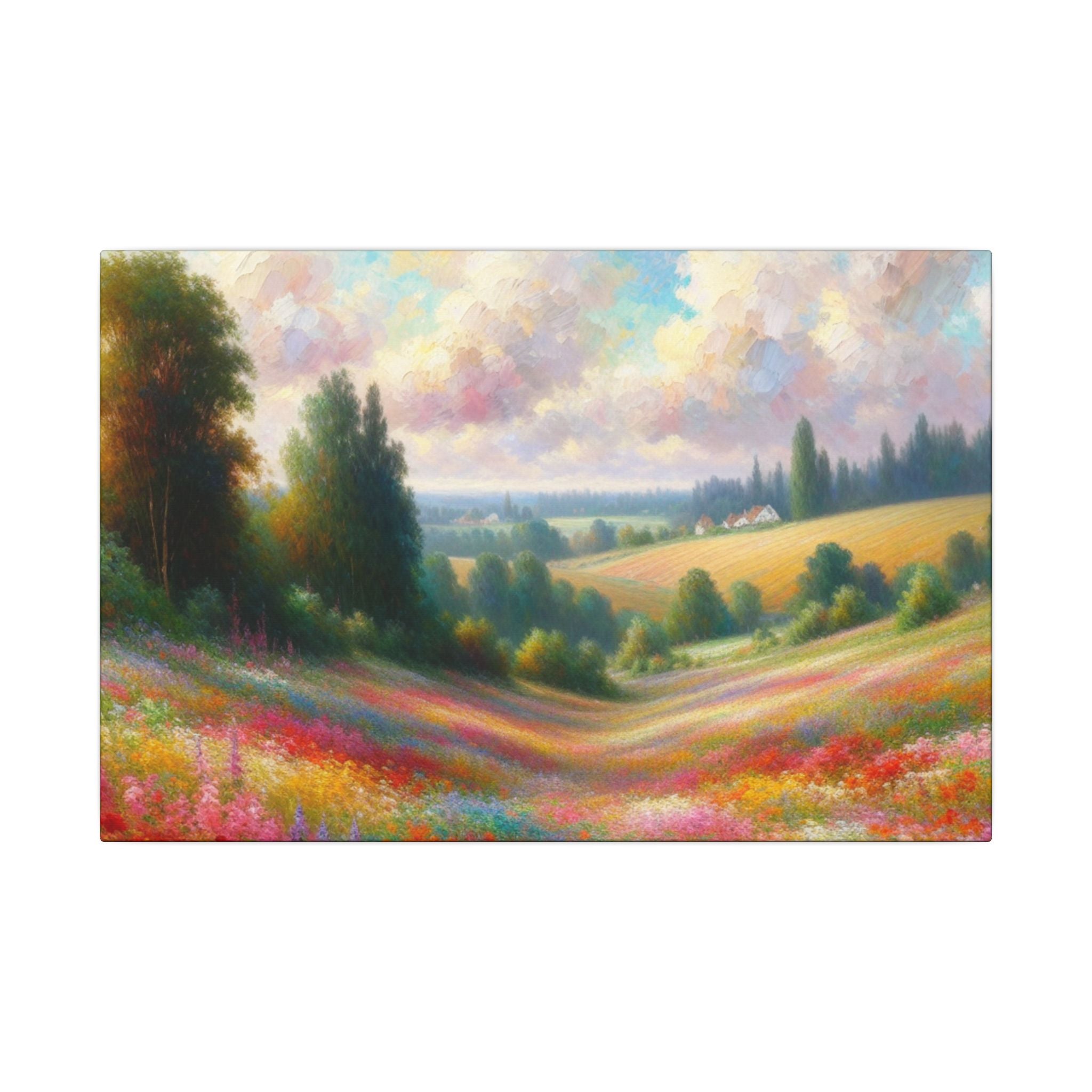 Summer Wildflower Meadow Canvas