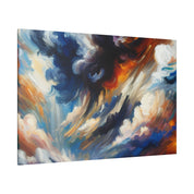 Storm's Majestic Poem Landscape Painting Canvas