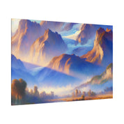 Enigmatic Mist Mountain Landscape Painting Canvas