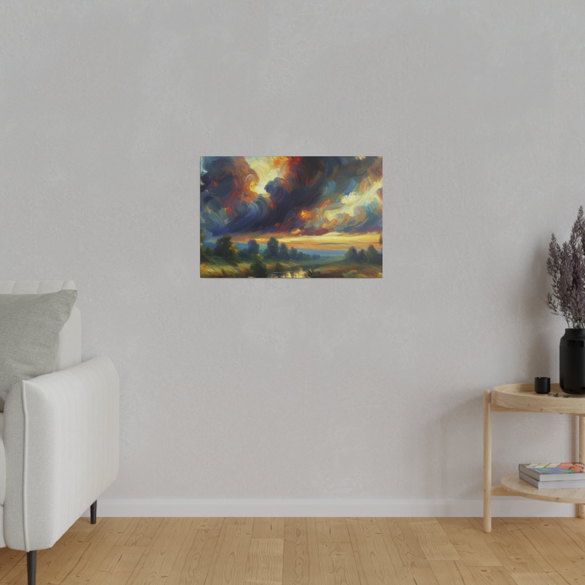 Stormscape Ethereal Euphoria Landscape Painting Canvas