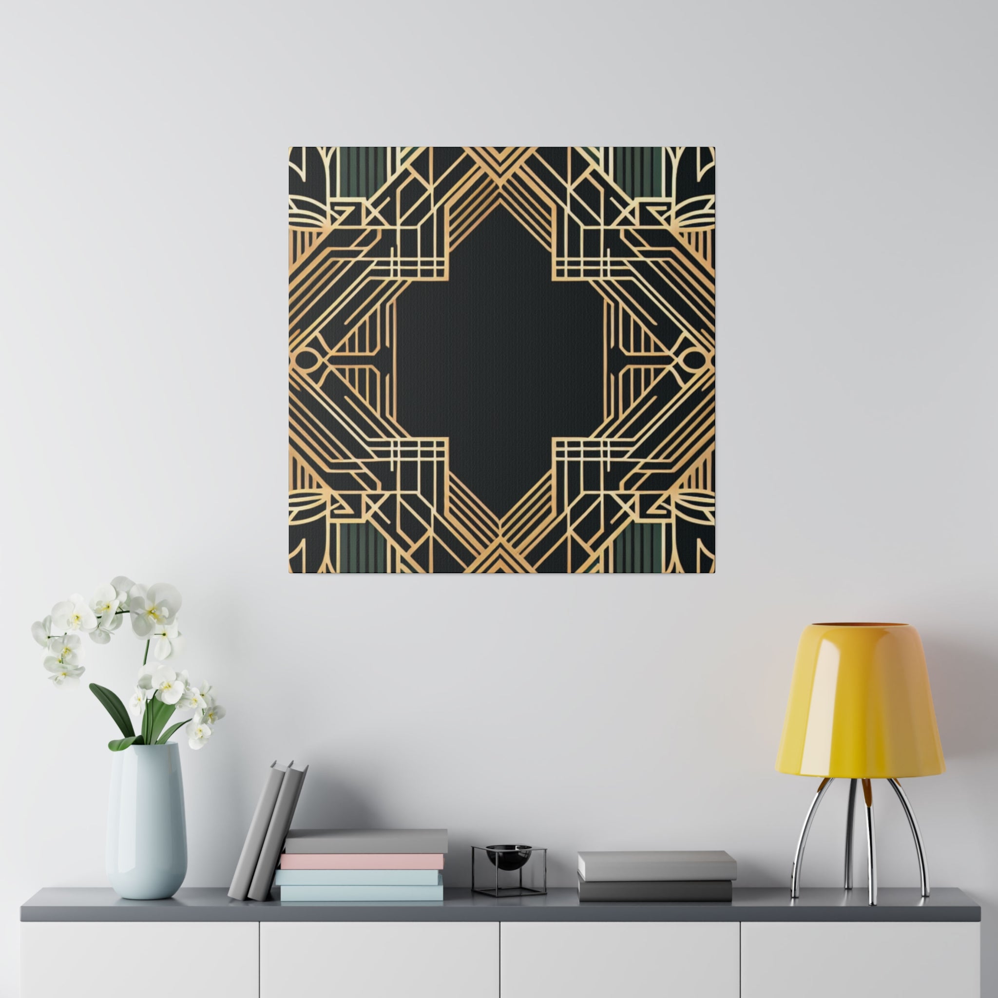 Sunset Boulevard Luxury Art Deco Wall Art Canvas