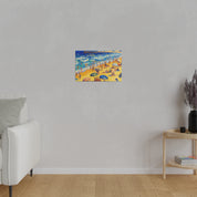 Sea Vintage Whispers Beach Painting Canvas