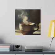 Aromatic Brew Impressionist Coffee Painting Canvas