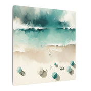 Aerial Shoreline Canvas