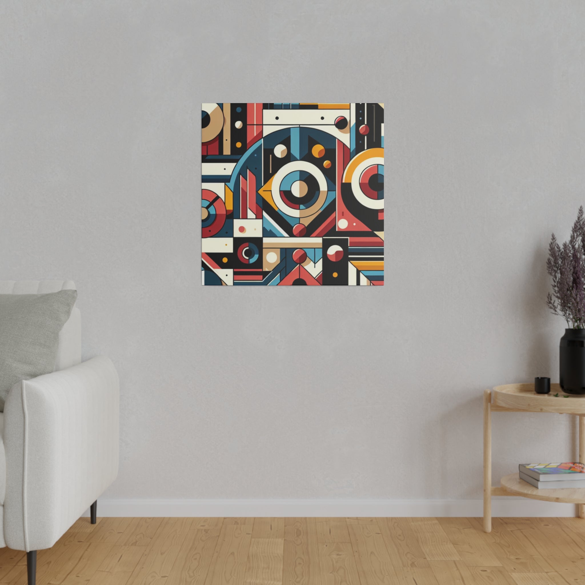 Kaleidoscopic Visions A Maximalist Geometric Odyssey Geometric Painting Canvas