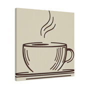 Simplicity in Sips Minimalist Coffee Decor Artistry Coffee Wall Art Canvas