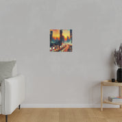 Urban Utopia Cityscape City Art Canvas