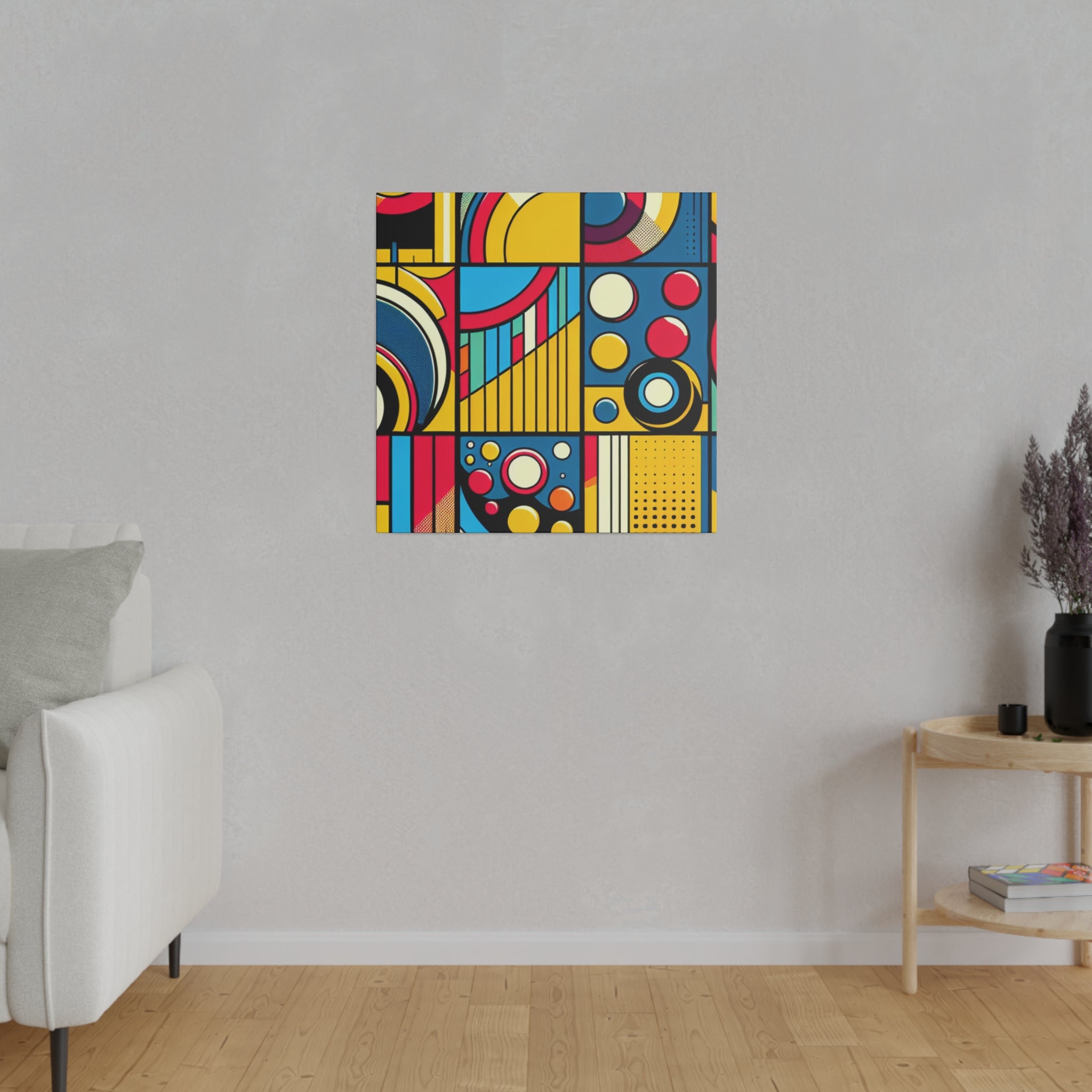 Pop Art Extravaganza Modern Abstract Wall Art Canvas