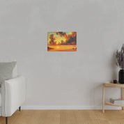 Endless Sunflower Serenity Floral Wall Art Sunflower Painting Canvas