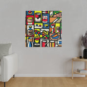 Vibrant Kitchen Pop Art Wall Art Canvas