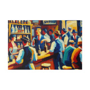 Mid Century Toast Reverie Retro 1950s Bar Art Canvas