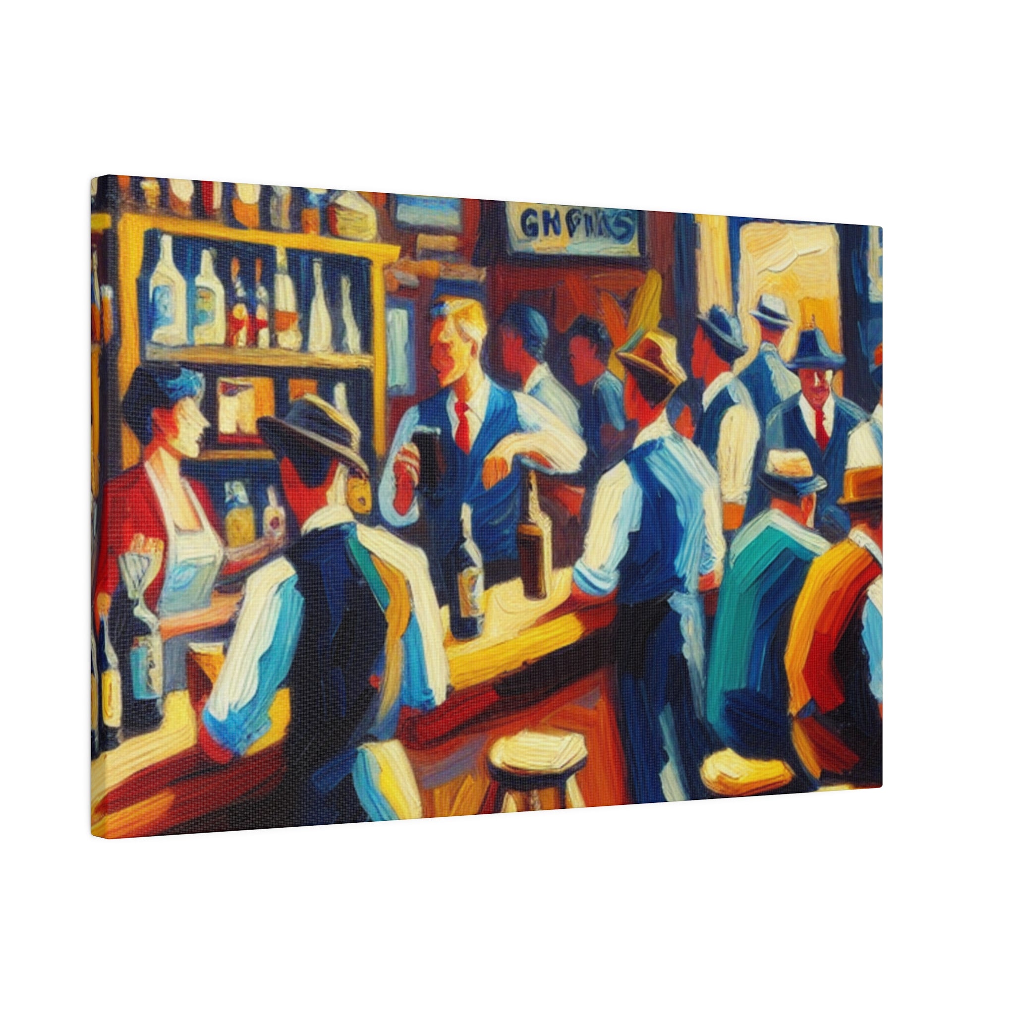 Mid Century Toast Reverie Retro 1950s Bar Art Canvas