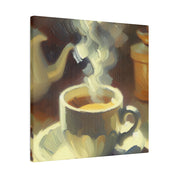 Impressionist Coffee Artwork Coffee Painting Canvas