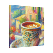 Brewed Delight Turkish Coffee Painting Canvas