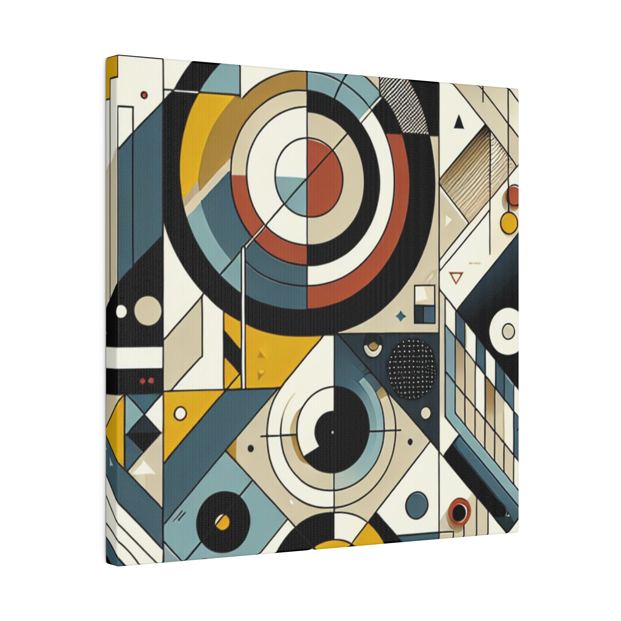 Vivid Geometric Symphony Geometric Painting Canvas