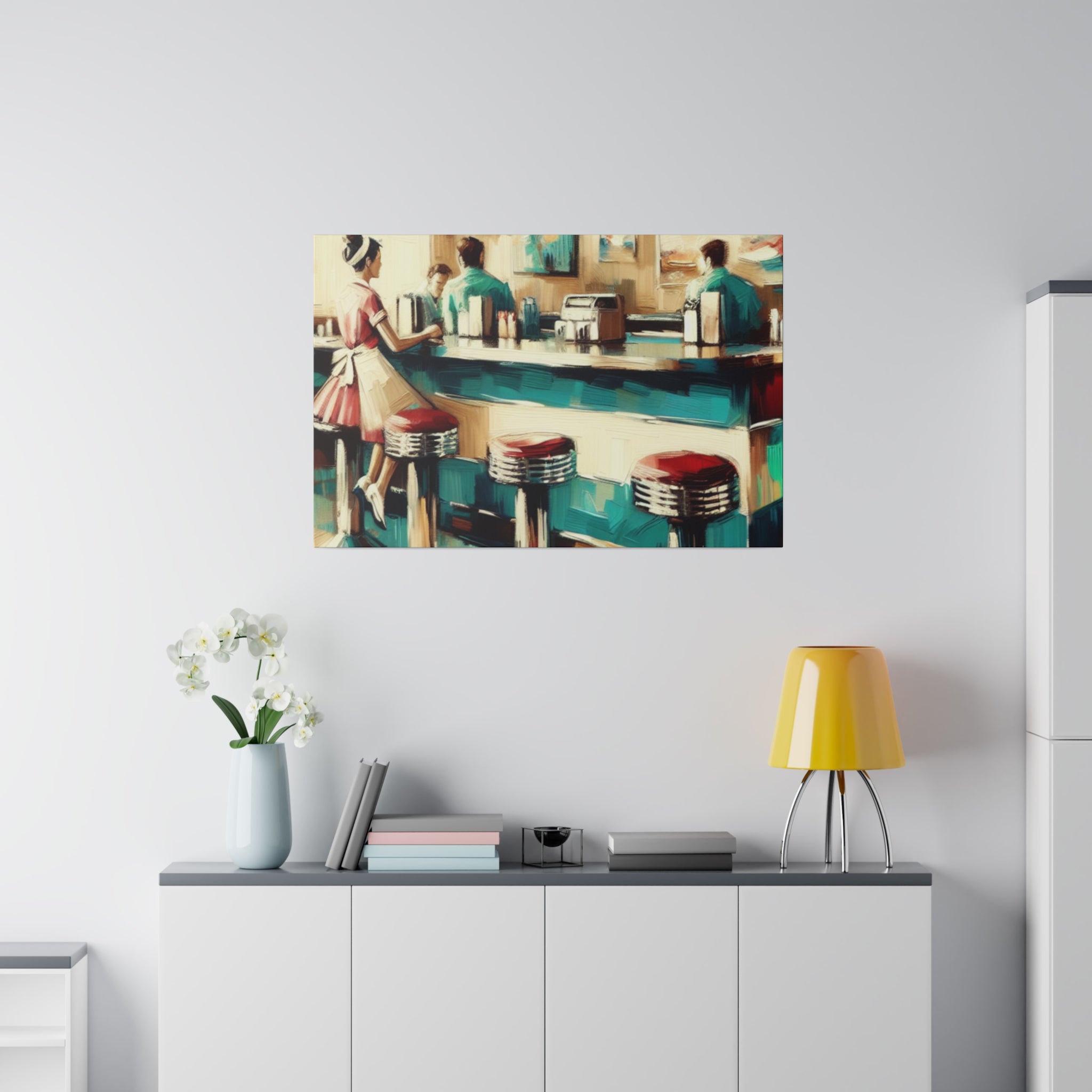 Homely Diner Reverie Diner Painting Canvas