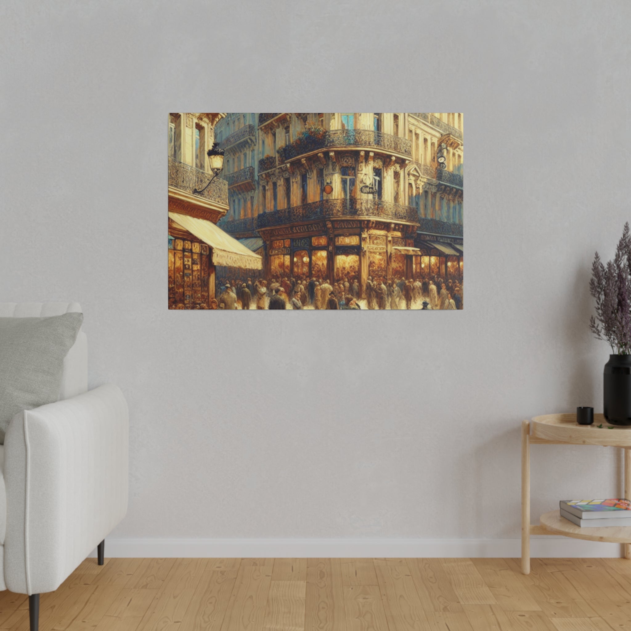 Rue d'Art Mirage French Street Painting Canvas