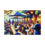 Mocha Swirl Symphony Cafe Artwork Canvas