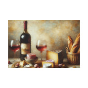 Rustic Wine & Charcuterie Canvas