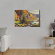 Autumn Whisper Symphony Fall Painting Canvas