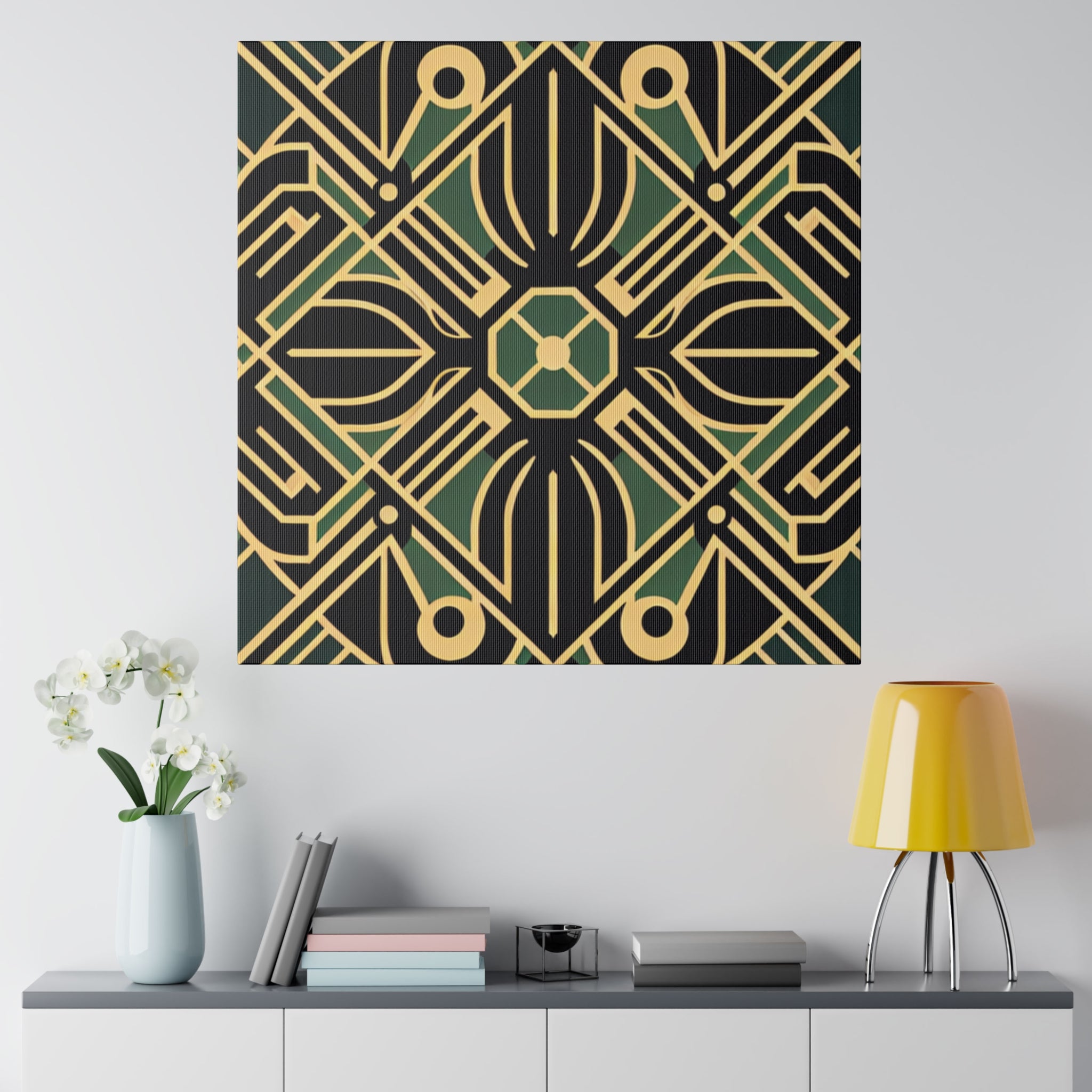 Deco Masterpiece Elegance Art Deco Wall Art Canvas